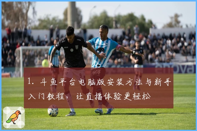 1. 斗鱼平台电脑版安装方法与新手入门教程，让直播体验更轻松